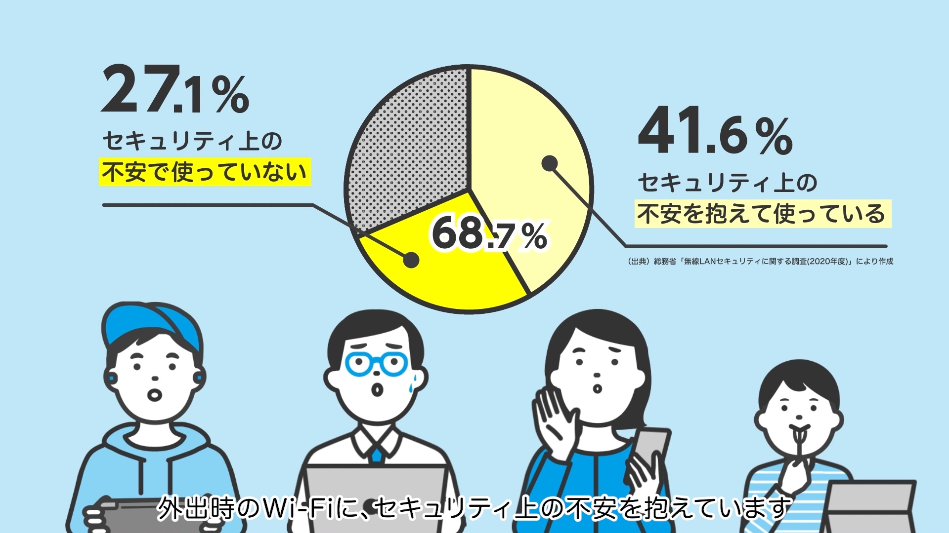 「ギガぞうWi-Fi」プロモーション動画のスチル